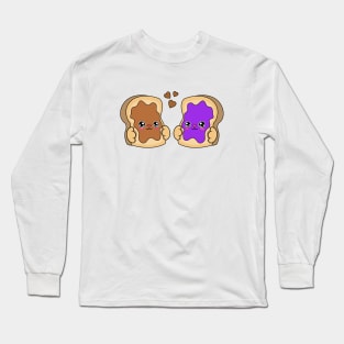 All i need is bread jam and peanut butter, Kawaii bread jam and peanut butter. Long Sleeve T-Shirt